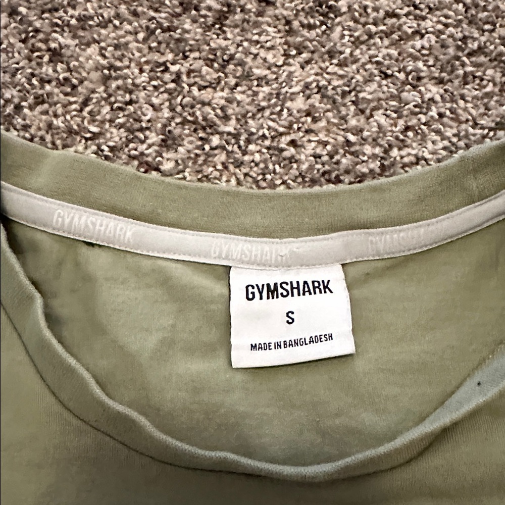 Gymshark Olive Green Short Sleeve Tee - Picture 3 of 4